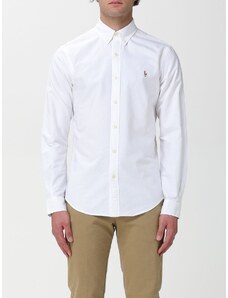Camicia Polo Ralph Lauren in cotone con logo ricamato