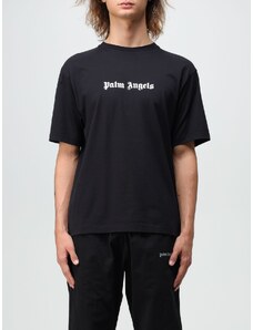 T-shirt Palm Angels in cotone con logo stampato