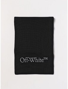 Sciarpa Off-White in lana vergine con logo ricamato