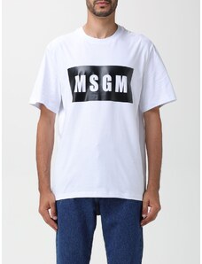 T-shirt Msgm in cotone con logo stampato