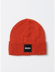 Cappello Boss Kidswear in maglia con logo