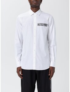 Camicia Moschino Couture in popeline con logo