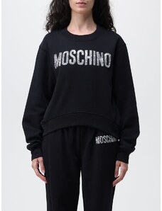 Felpa Moschino Couture in jersey con glitter