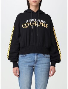Felpa Versace Jeans Couture in cotone con Chain logo