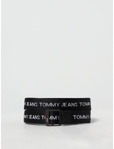 Cintura Tommy Jeans in tessuto con logo jacquard