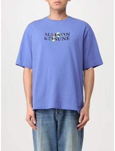 T-shirt Maison Kitsuné con stampa logo e ricamo