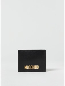 Portafoglio Moschino Couture in pelle a grana con logo