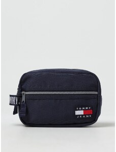 Beauty case Tommy Jeans in tessuto riciclato con patch
