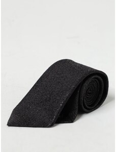 Cravatta Emporio Armani in seta e tessuto lamè