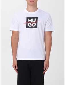 Hugo T-shirt Boss con stampa logo