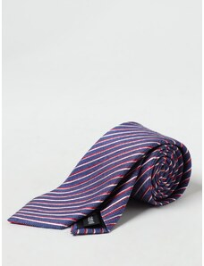 Cravatta Emporio Armani in misto seta con motivo geometrico