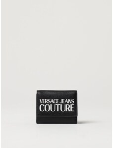 Portafoglio Versace Jeans Couture in pelle saffiano con logo