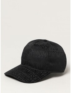 Cappello Moschino Couture in misto cotone con logo jacquard
