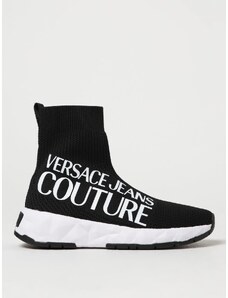 Sneakers Versace Jeans Couture in maglia stretch con logo stampato