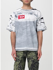 T-shirt Diesel in cotone con stampa logo