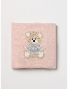 Copertina Il Gufo in lana vergine con teddy ricamato