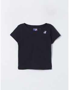 T-shirt basic K-Way con mini logo