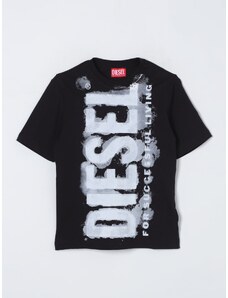 T-shirt Diesel in cotone con stampa logo