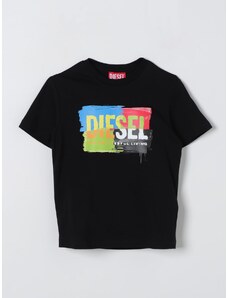 T-shirt Diesel con logo multicolor