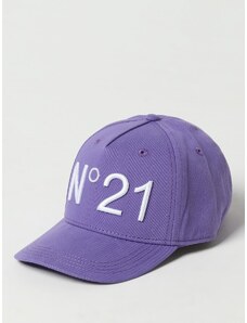 Cappello N° 21 in cotone con logo ricamato