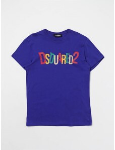 T-shirt Dsquared2 Junior con logo multicolor
