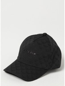 Cappello Emporio Armani in misto cotone con logo jacquard