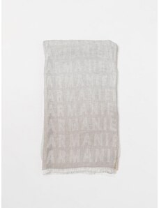 Sciarpa Emporio Armani in misto cotone con logo jacquard