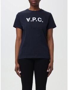 T-shirt basic A.P.C. in floccato