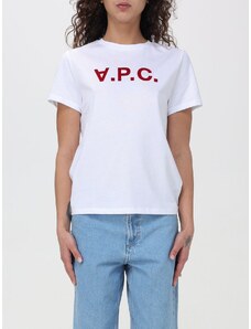 T-shirt basic A.P.C. in floccato