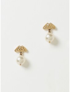 Orecchini Seal Alexander McQueen in ottone con perle