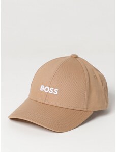Cappello Boss in cotone con logo ricamato