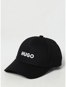 Cappello Hugo in cotone con logo ricamato