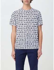 T-shirt armani exchange con logo all-over