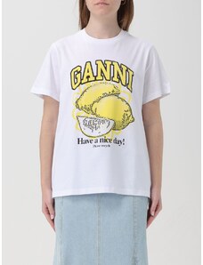 T-shirt Ganni con stampa grafica