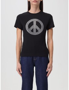 T-shirt Moschino Jeans con logo di strass