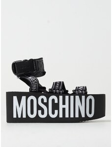 Sandalo platform Teva Moschino Couture in tessuto jacquard