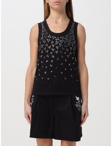 Actitude Twinset Canottiera Twinset-Actitude in jersey con strass