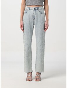 Actitude Twinset Jeans Twinset - Actitude in cotone con strass