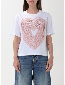 Actitude Twinset T-shirt con maxi cuore di rouches Twinset - Actitude