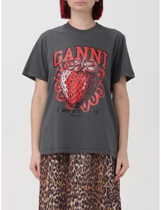 T-shirt Ganni con stampa strawberry
