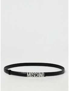 Cintura Moschino Couture in pelle con logo