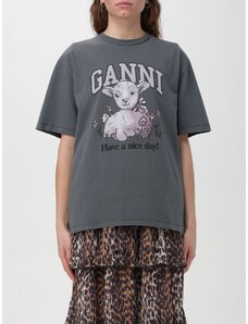 T-shirt Relaxed Lamb Ganni in jersey