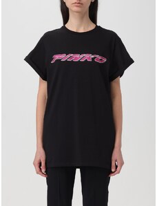 T-shirt Pinko in cotone con logo