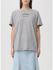 T-shirt Ganni in cotone organico con logo