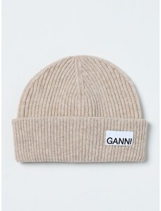 Cappello Ganni in misto lana a coste