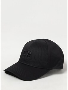 Cappello C.P. Company in cotone con logo ricamato