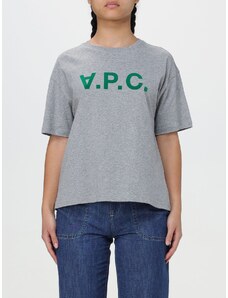 T-shirt di cotone A.P.C. con logo