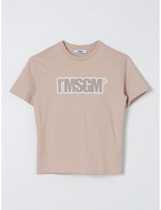 T-shirt Msgm Kids con logo stampato