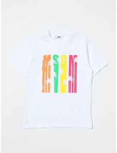 T-shirt Msgm Kids con logo multicolor
