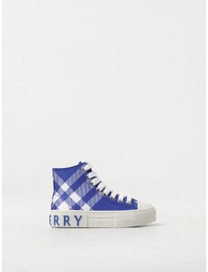 Sneakers Burberry Kids in nylon stampa check
